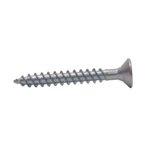 1 1/2" x 10 ZP Cross Recessed Hardened Twin Thread Woodscrews with Countersunk Head  (200)