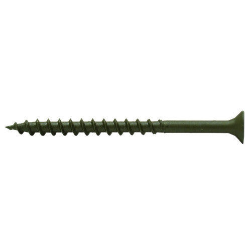 Timber Decking Screws - 60mm x 4.5mm - Green - (200)