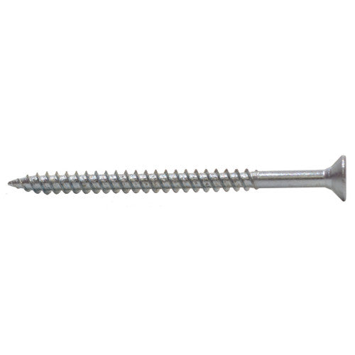 2" x 6 ZP Cross Recessed Hardened Twin Thread Woodscrews with Countersunk Head  (200)