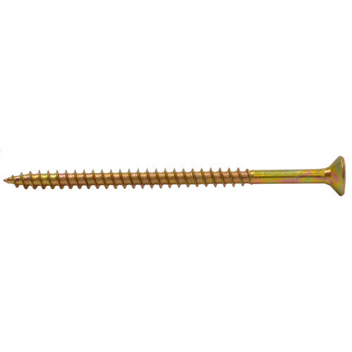 6mm x 100mm ZYP Multi Purpose Single Thread Countersunk Pozi Screws  (100)