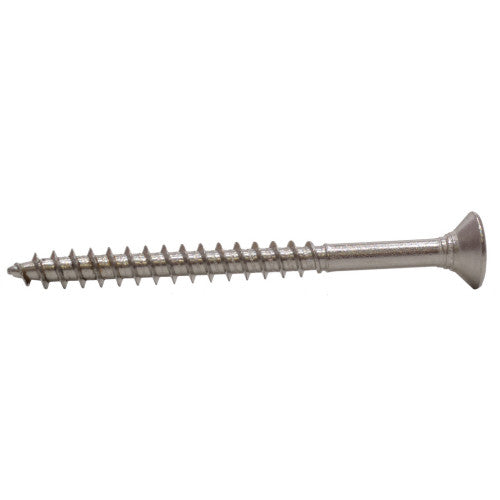 5mm x 60mm Stainless Steel Chipboard Screws CRCS Head Countersunk  (200)