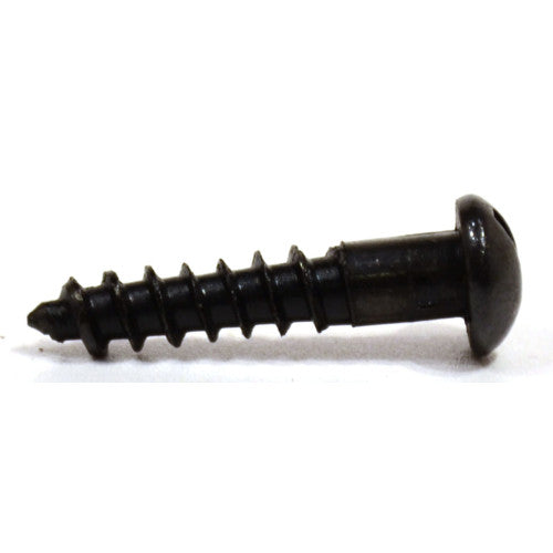 1" x 10 Pozi Round Head Woodscrew - Black Japanned - (200)