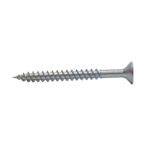 2" x 10 ZP Cross Recessed Hardened Twin Thread Woodscrews with Countersunk Head  (200)