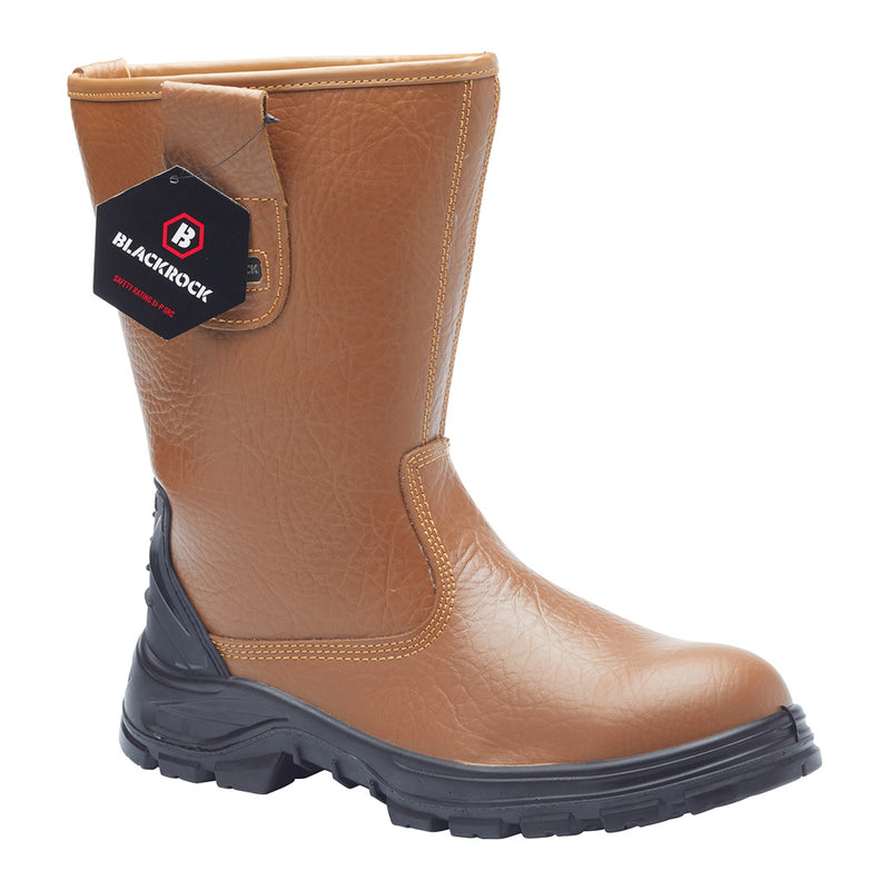 Blackrock Rigger Safety Boots - Tan size 9