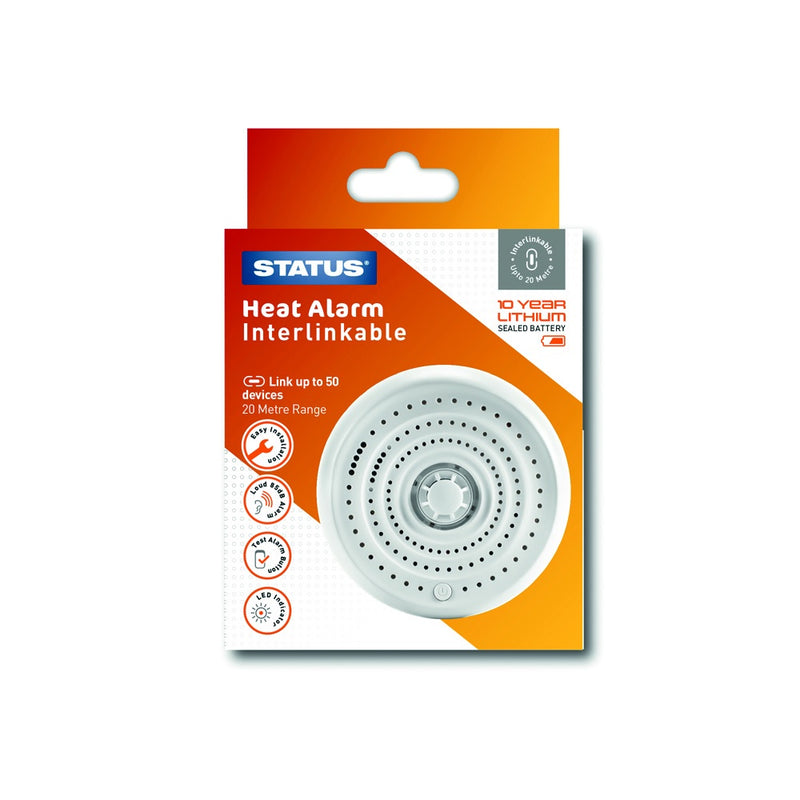 Status Interlinkable Heat Alarm