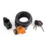 Sport Direct Cable Lock - Black 10mm x 185cm