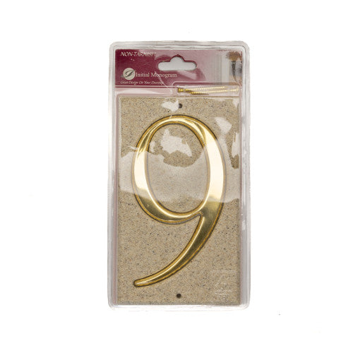 Stone Masonry Effect Numbered Plaque 9