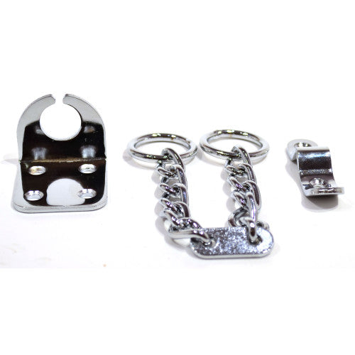 Steel Narrow Door Chain, Chromed