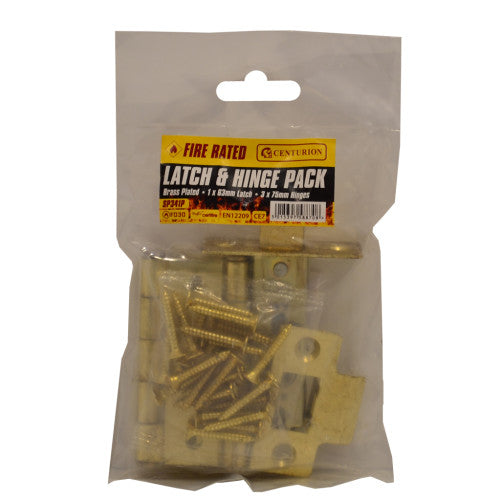 Latch & Hinge Packs - EB - CE Fire Rated - 4PK