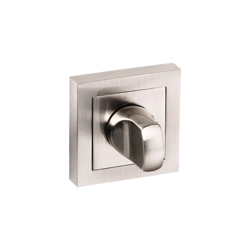 Senza Pari WC Turn and Release on Square Rose - Satin Nickel