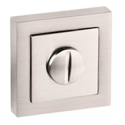 Senza Pari WC Turn and Release on Square Rose - Satin Nickel