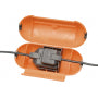 Masterplug Splashproof Plug & One Gang Socket Cover