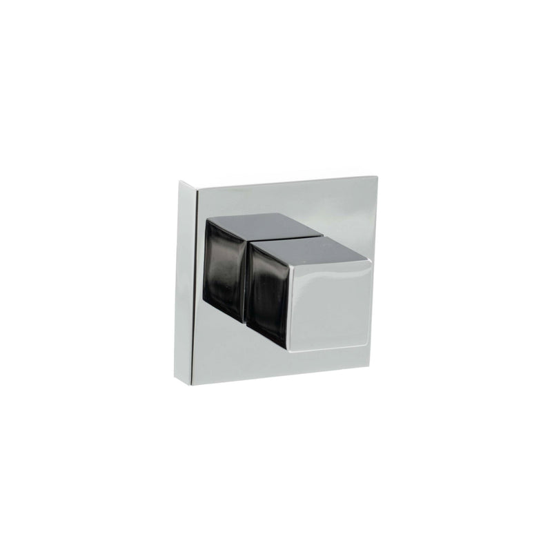 Senza Pari WC Turn and Release on Flush Square Rose (bolt through fixing only) (bolt through fixing only) - Polished Chrome