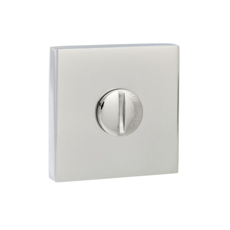 Senza Pari WC Turn and Release on Flush Square Rose (bolt through fixing only) (bolt through fixing only) - Polished Chrome