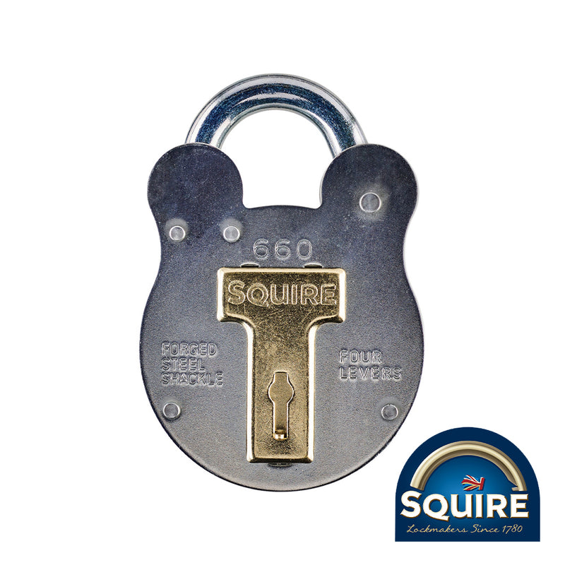 TIMCO Old English 4 Lever Padlock
