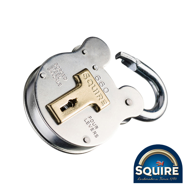 TIMCO Old English 4 Lever Padlock