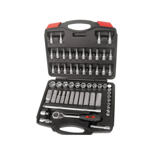 Hilka Dr Socket Set, 58pc, 3/8"