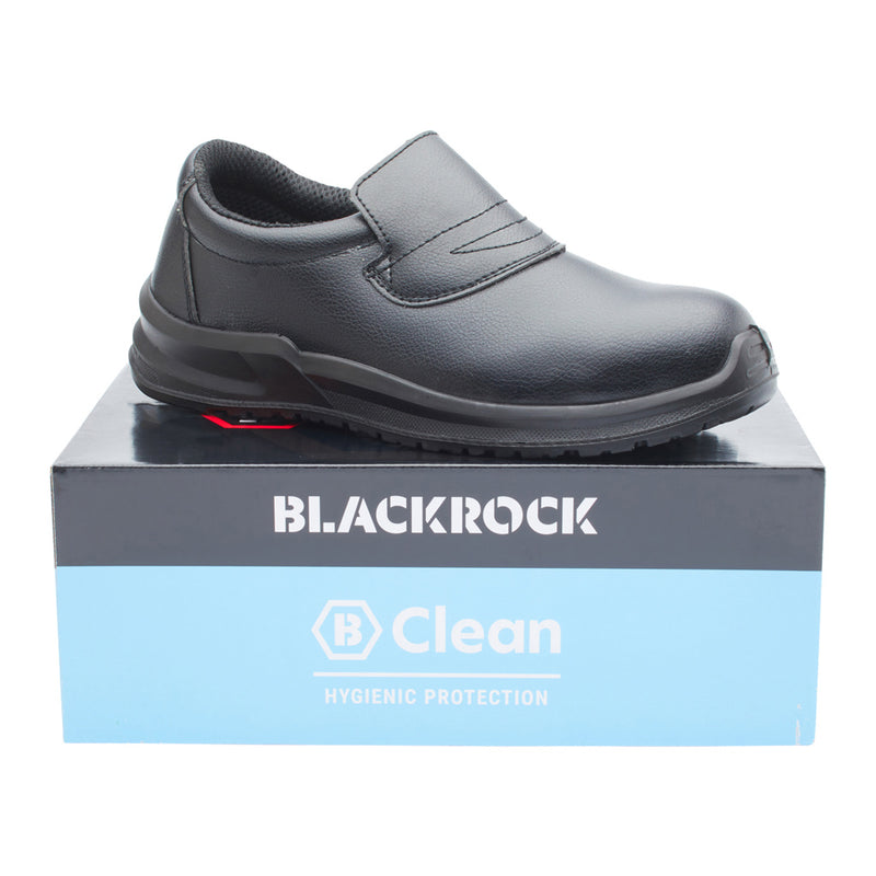 Blackrock Hygiene Slip-On Shoe - Black size 6.5