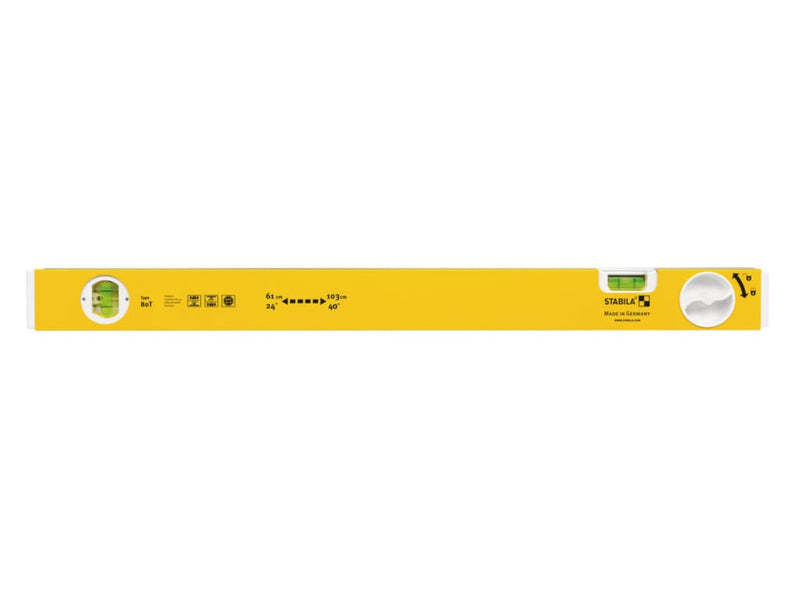 80T Telescopic Spirit Level 2 Vials 63-103cm