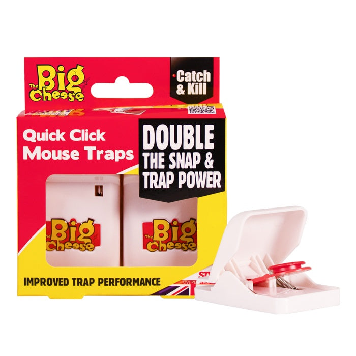 Quick Click Mouse Traps 3Pk