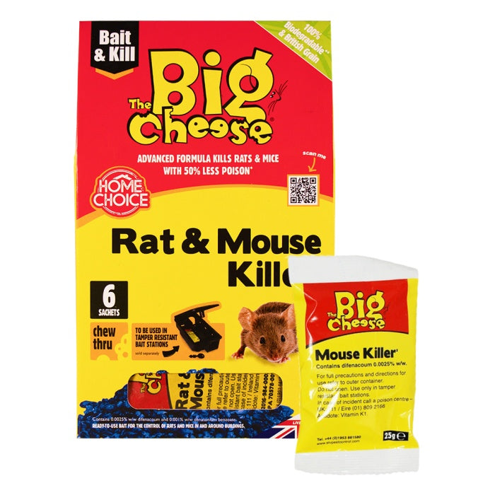 Rat & Mouse Killer 6X25G Sachets