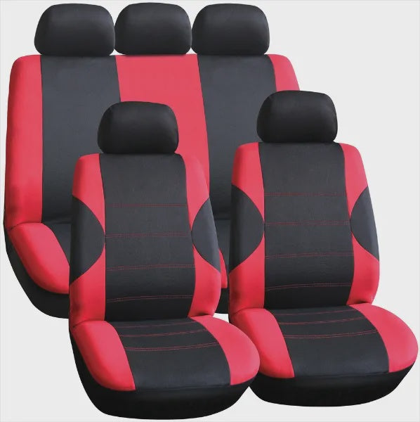Full Seat Cover 11Pc Red