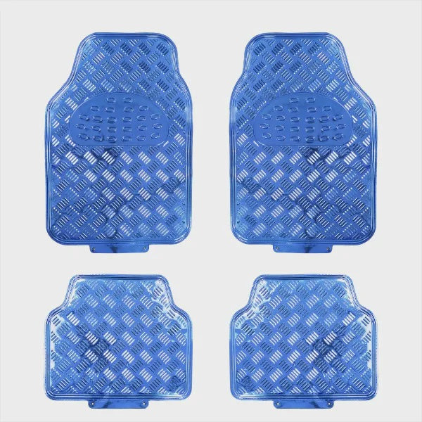 Plate Car Mat Set Blue