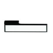 White Decorative Plate - Matt Black