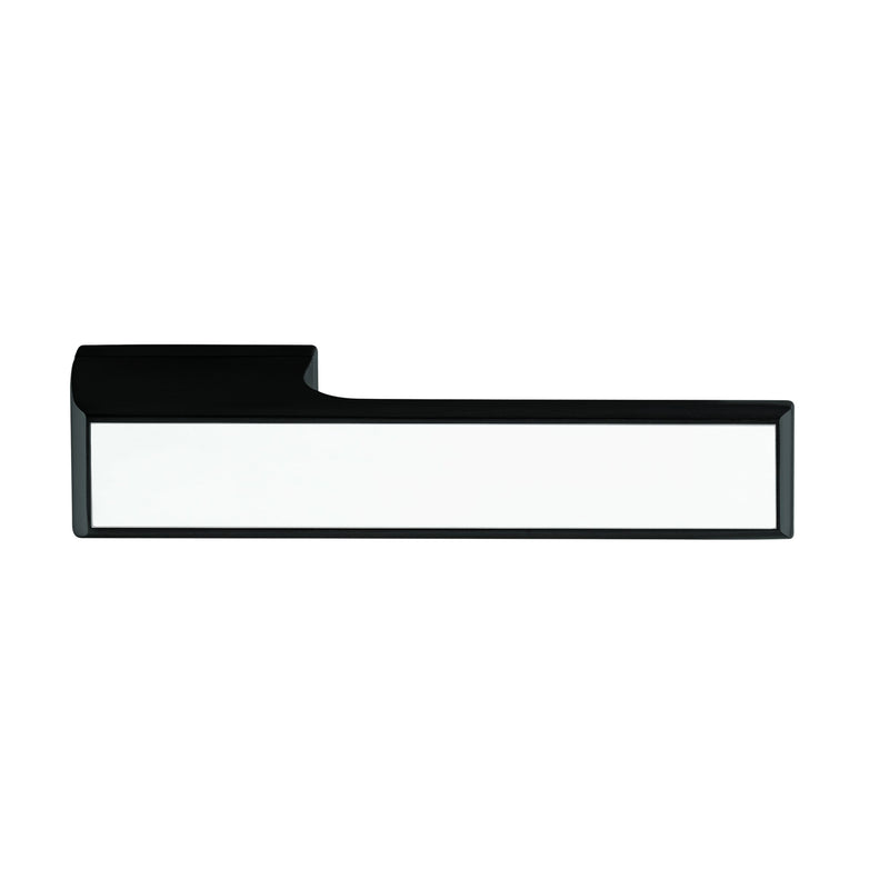 White Decorative Plate - Matt Black