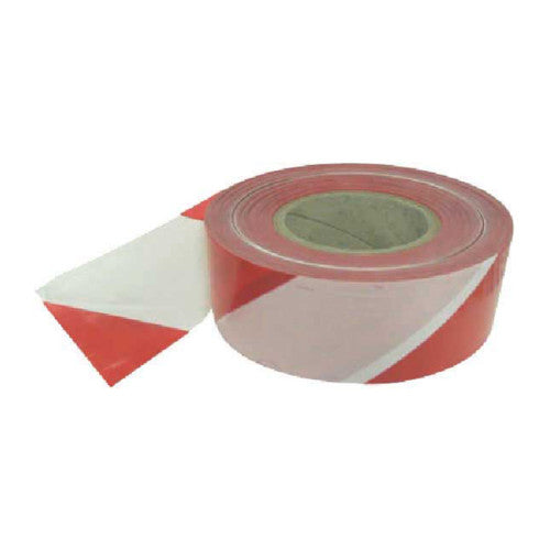 Barrier Tape - Red/White - 70mm x 500m