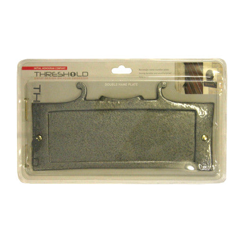 Double Name Plate Blank