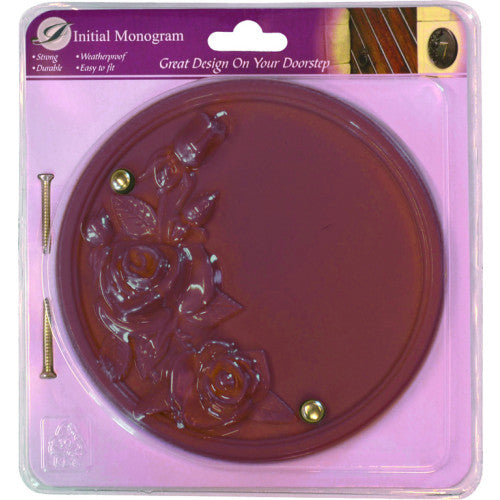 Dusky Pink Effect Rose Plaque