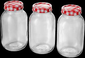 Judge 3 Piece Preserving Jar Set 1L