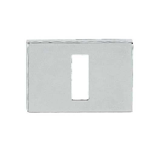 Tupai Rapido RetaLine/VersaLine Key Escutcheons on Long Rose - Bright Polished Chrome
