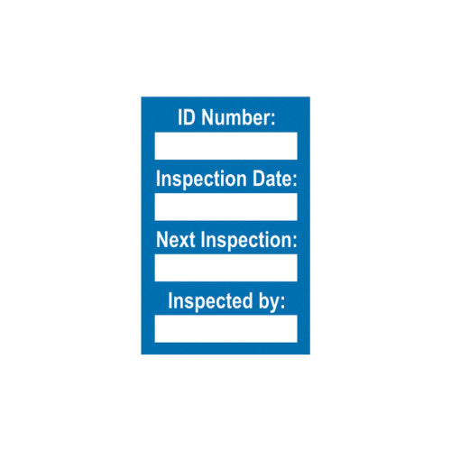 'Harness' Mini Tag Insert, Blue (Pack of 20)