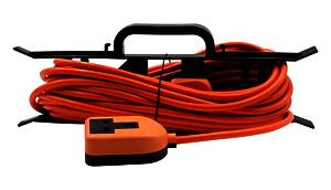 SMJ 1 Socket H-Frame Extension Lead 15m 13A Orange