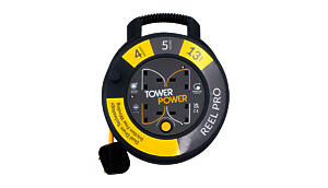 SMJ 4 Socket Cassette Reel Pro 5m 13A Yellow