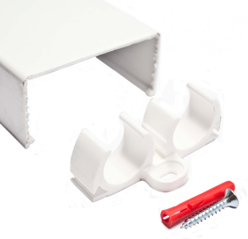 Ecostar Trunking With Clips 15mm