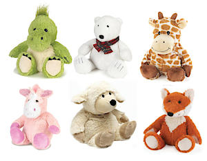 Cozy Plush Animal Microwavable Wheat Warmer