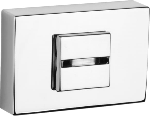 Tupai Rapido RetaLine/VersaLine WC Turn on Long Rose (bolt through fixing only) - Bright Polished Chrome