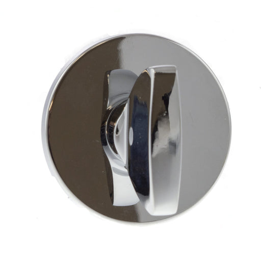 Tupai Rapido 5S Line WC Turn on 5mm Slimline Round Rose (bolt through fixing only) - Bright Polished Chrome