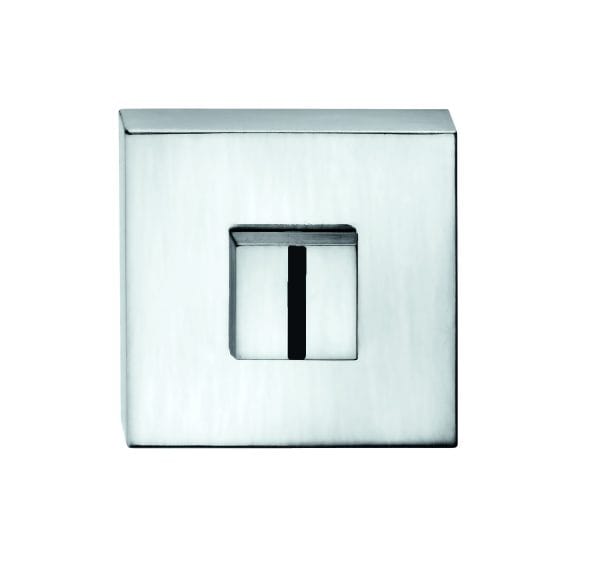 Tupai Rapido Curva/QuadraLine WC Turn on Square Rose (bolt through fixing only) - Bright Polished Chrome