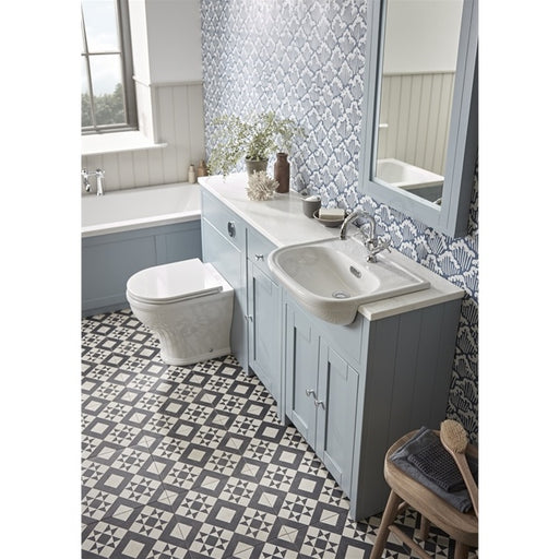 Tavistock Lansdown 600mm Underslung Vanity Basin Unit - Mineral Blue - Image 2
