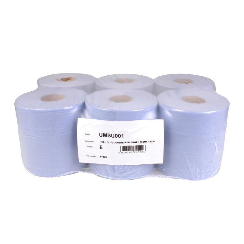 ProDec 150m Blue Paper Towel Roll