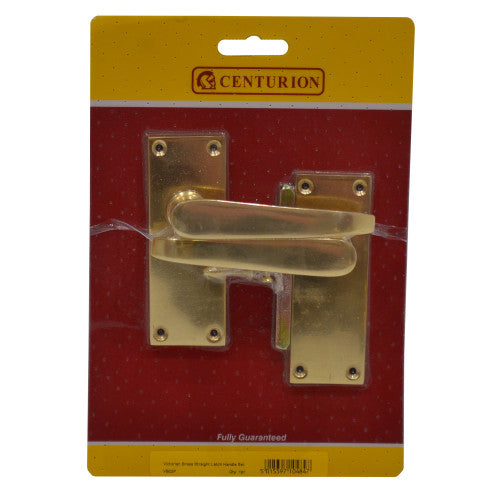 Solid Brass Victorian Lever Latch Set, 105mm x 40mm