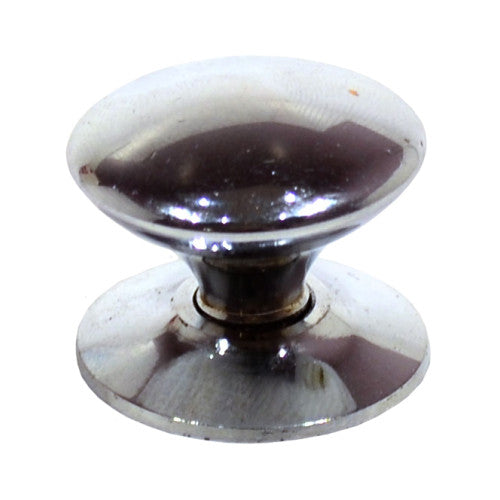 Victorian Cupboard Knobs, Chrome Plated, 25mm Dia.