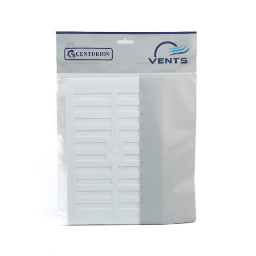 Plastic Hit & Miss Vents - White - 229 x 152mm