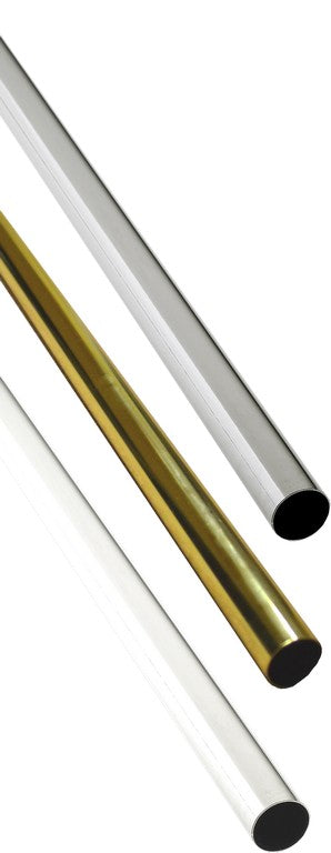 19mm Wardrobe & Towel Rail - 900mm - Chrome Plated