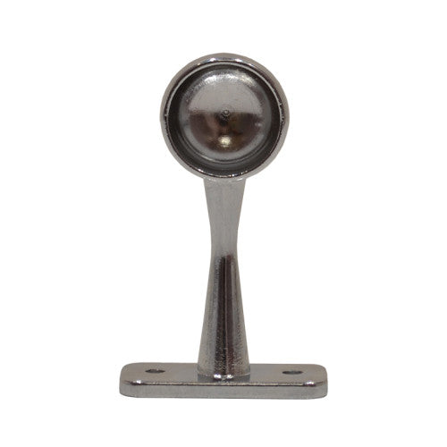 19mm (3/4") Wardrobe End Supports - Chrome Plated