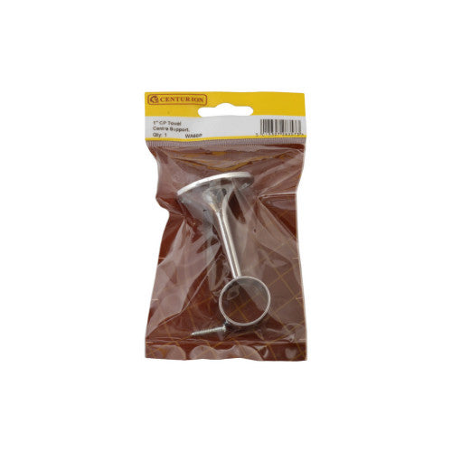 25mm (1") Towel Centre Supports - Chrome Plated - Pack Qty 1